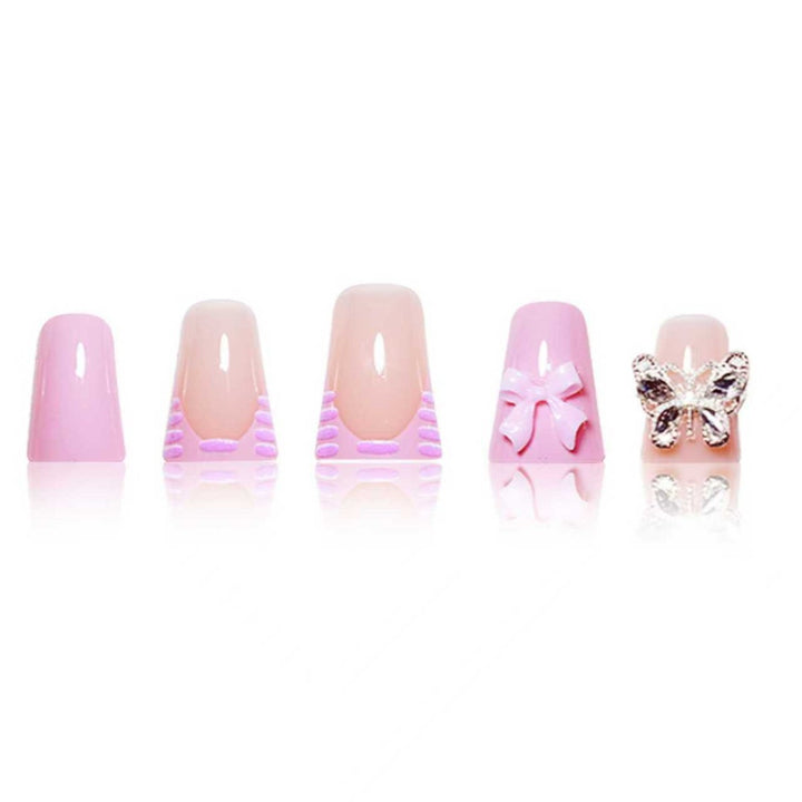Decorative Butterfly-Inspired Nail Enhancements Bowlift