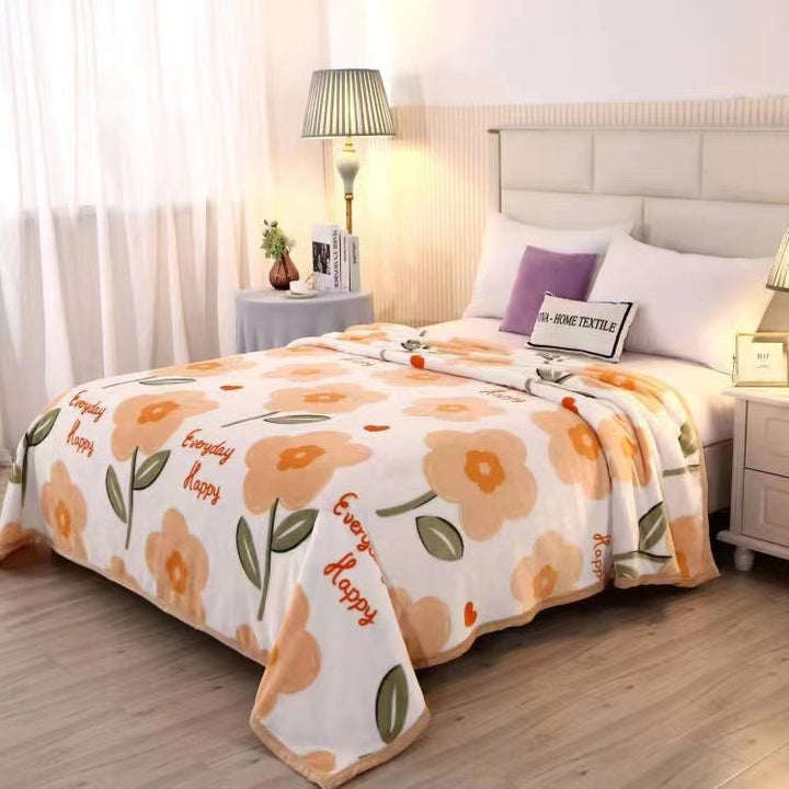 Women's cozy blanket with playful cloud pattern Bowlift