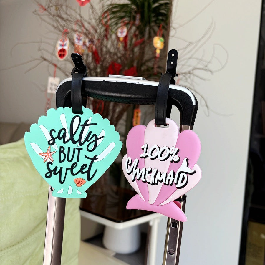Novelty Shell-Shaped Luggage Tag Bowlift