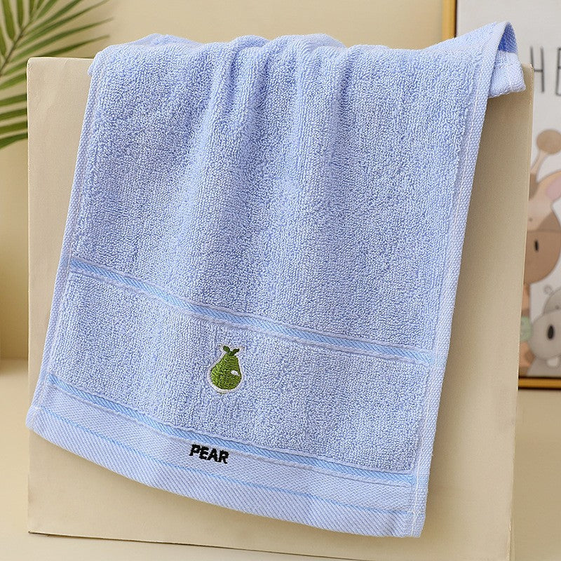 Ladies cotton towel with fresh pear motif Bowlift