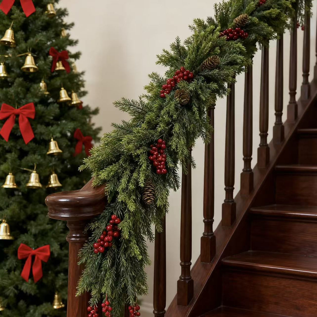Christmas Pine Cedar Door Hanging Wreath