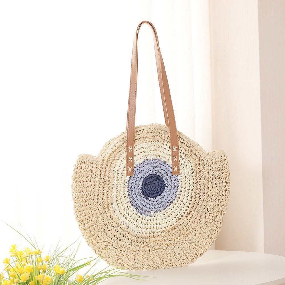 Round Macrame Beach Bag Bowlift