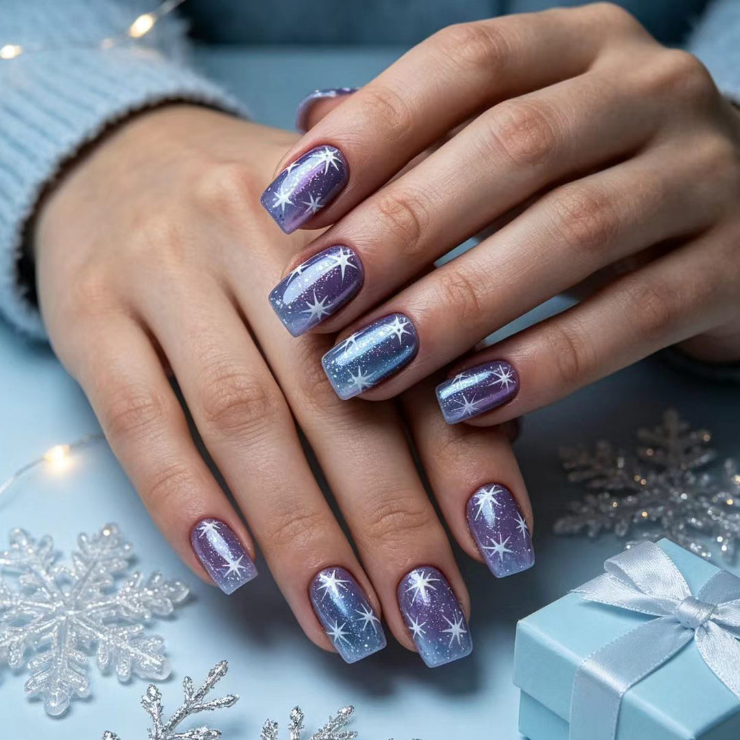 Cosmic Starry Nail Art Bowlift