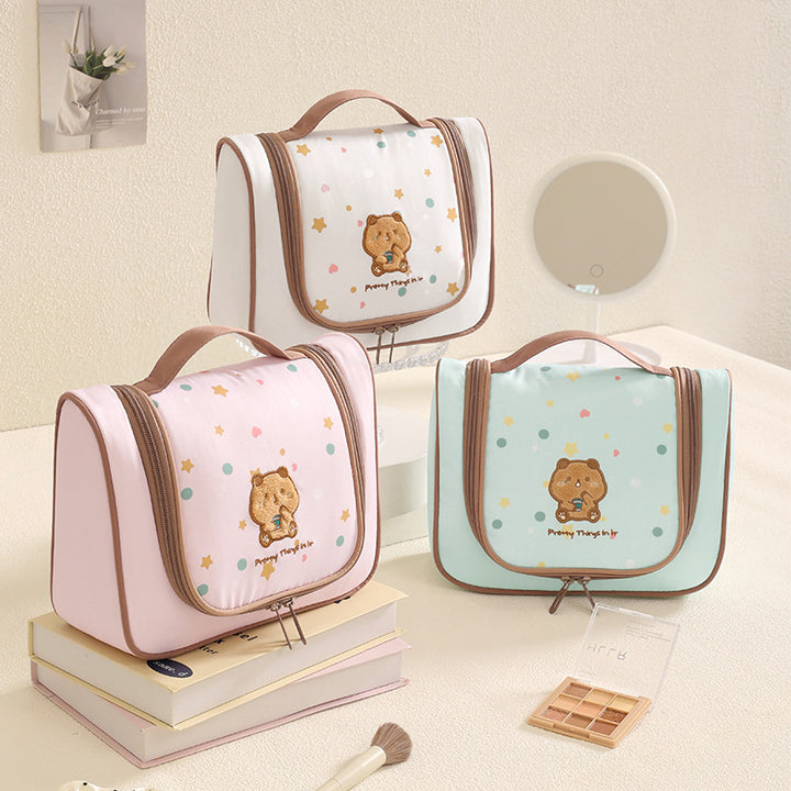 Cute Cartoon Print Cosmetic Organizer Bowlift