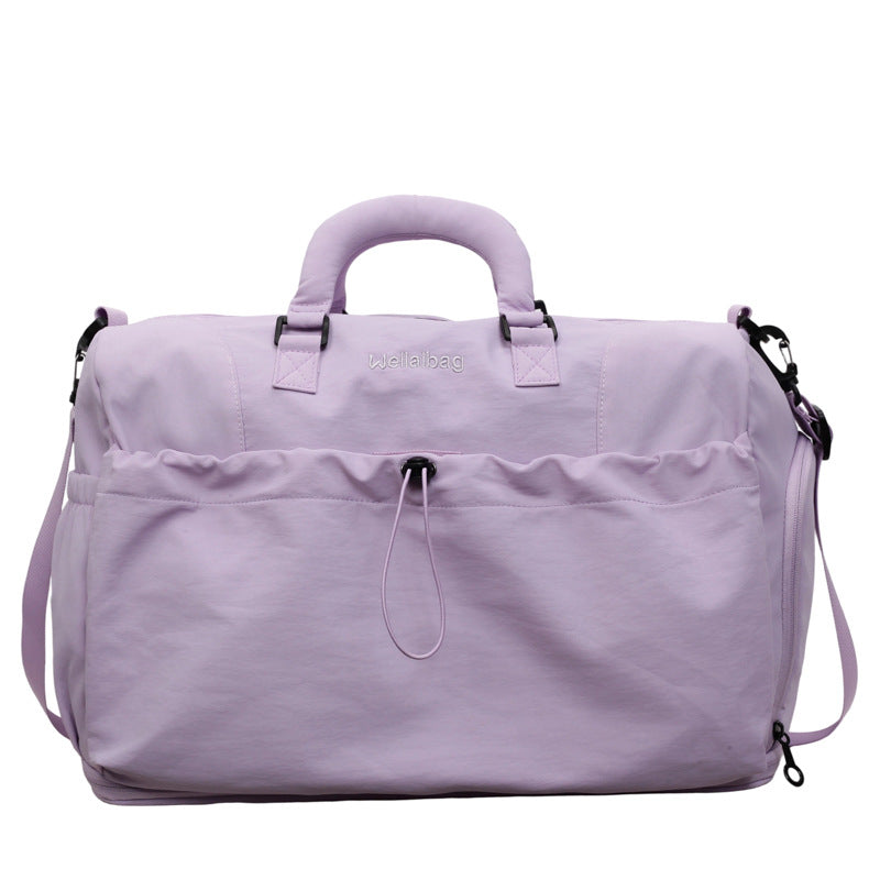 Sporty Travel Bag With Comprehensive Organizational Structure Bowlift