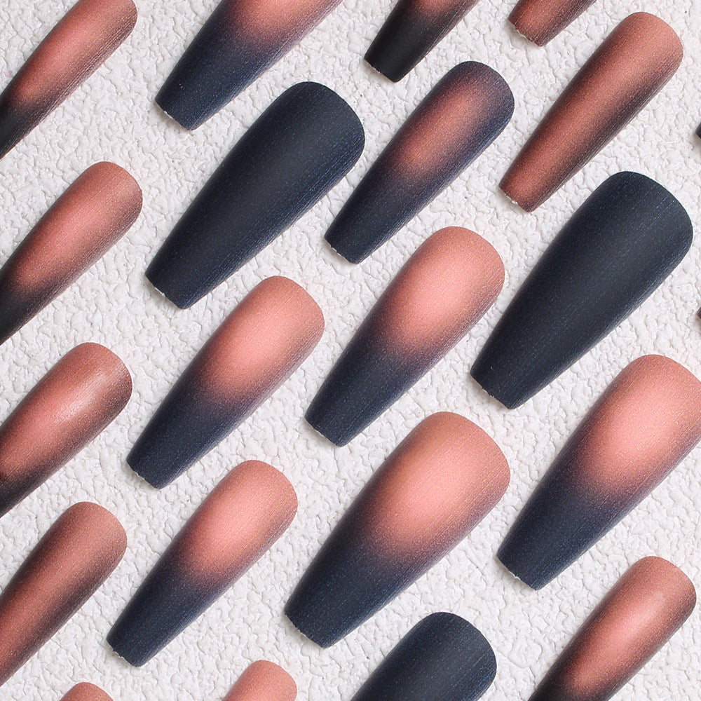 Matte Ombre Stiletto Press-On Nails Bowlift
