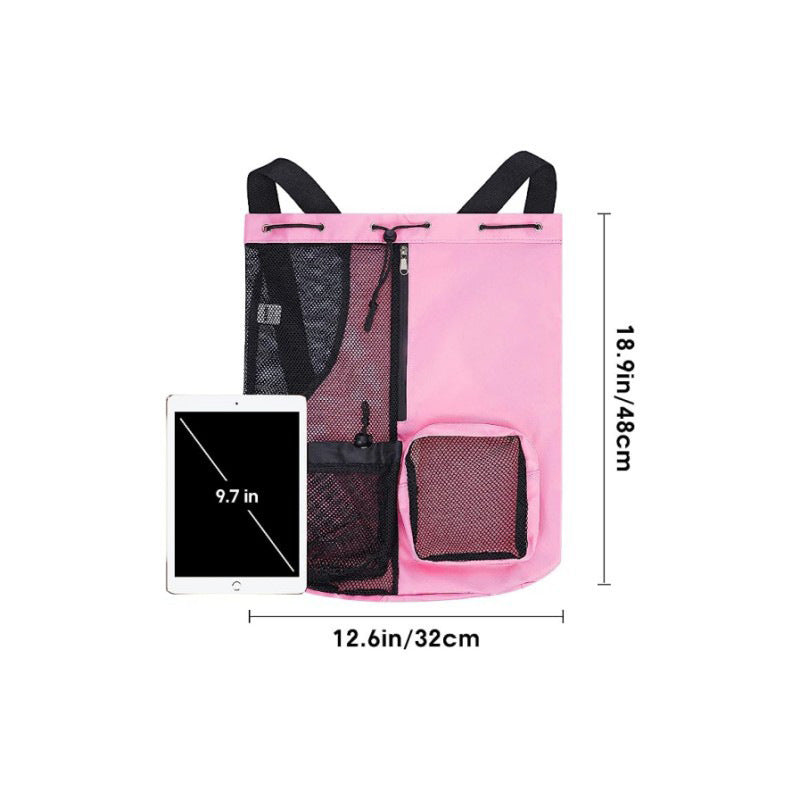 Sporty and Airy Mesh Backpack Bowlift