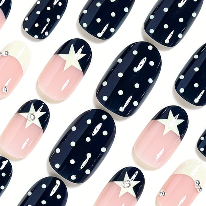 Artistic Press-On Nail Art Set Bowlift