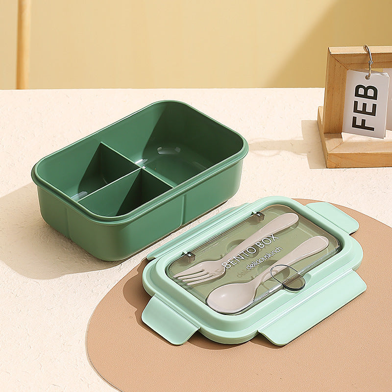 Leakproof Compartmentalized Kids Bento Lunchbox with Removable Round Soup Bowl and Utensil Storage Bowlift