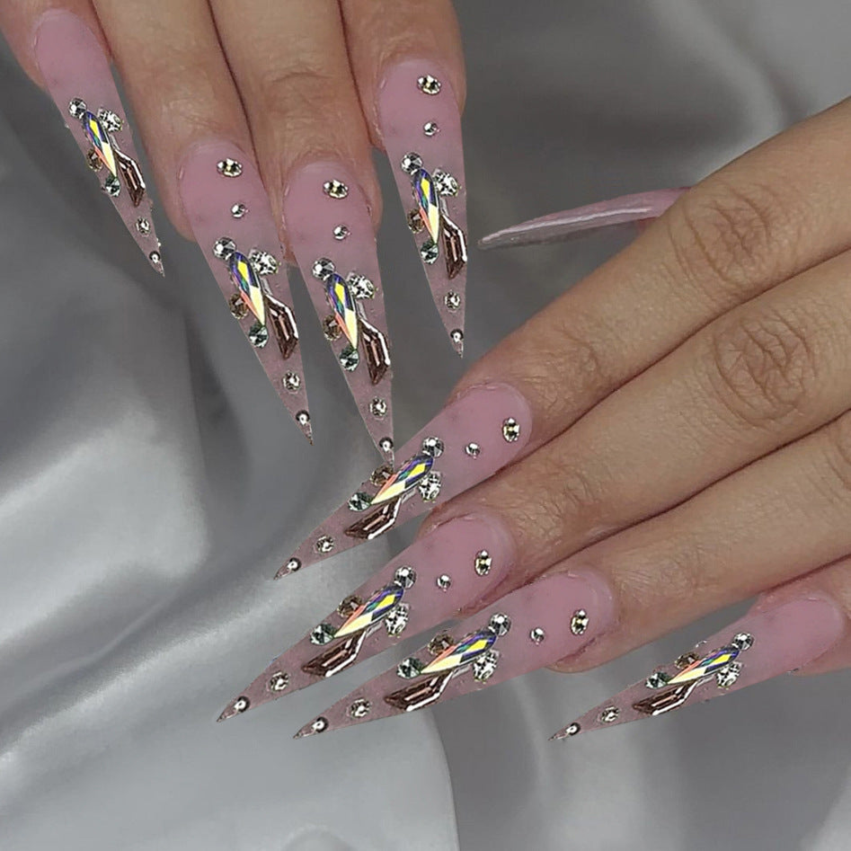 Glamorous artificial nail design Bowlift