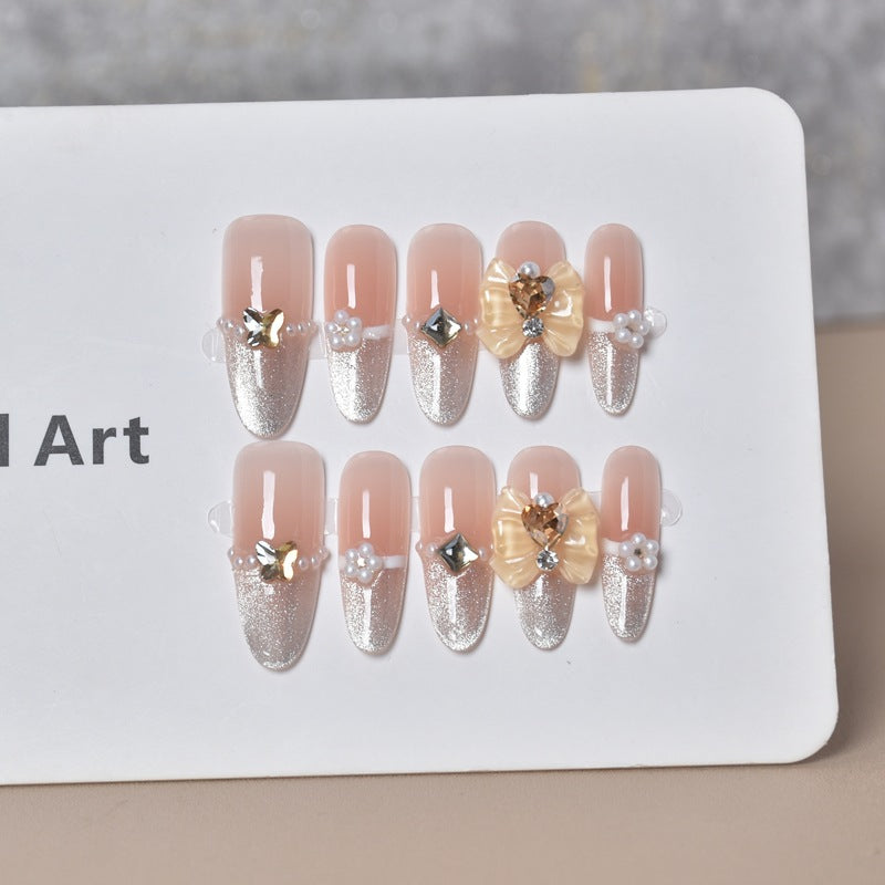 Decorative Animal Print Press-On Nail Set Bowlift