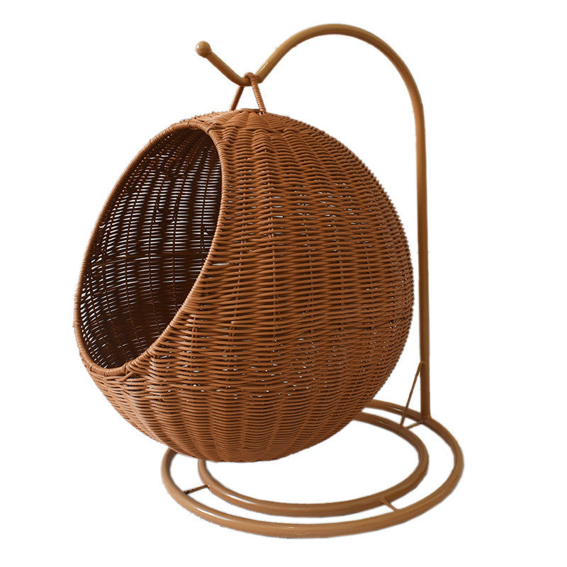Hanging Wicker Swing Chair Bowlift
