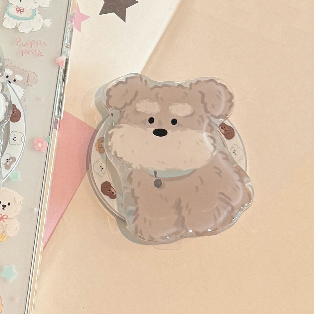 Magnetic smartphone holder in cute dog design Bowlift