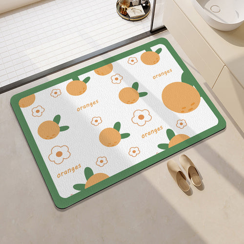 Fruit-Themed Soft Bath Mat Bowlift