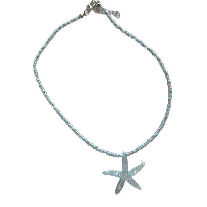Necklace with Glitter Fish Tail Bowlift