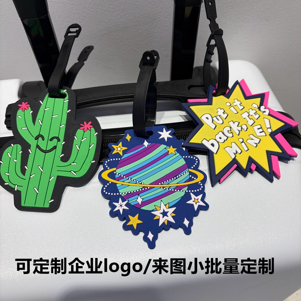 Planet-Themed Luggage Tag Bowlift