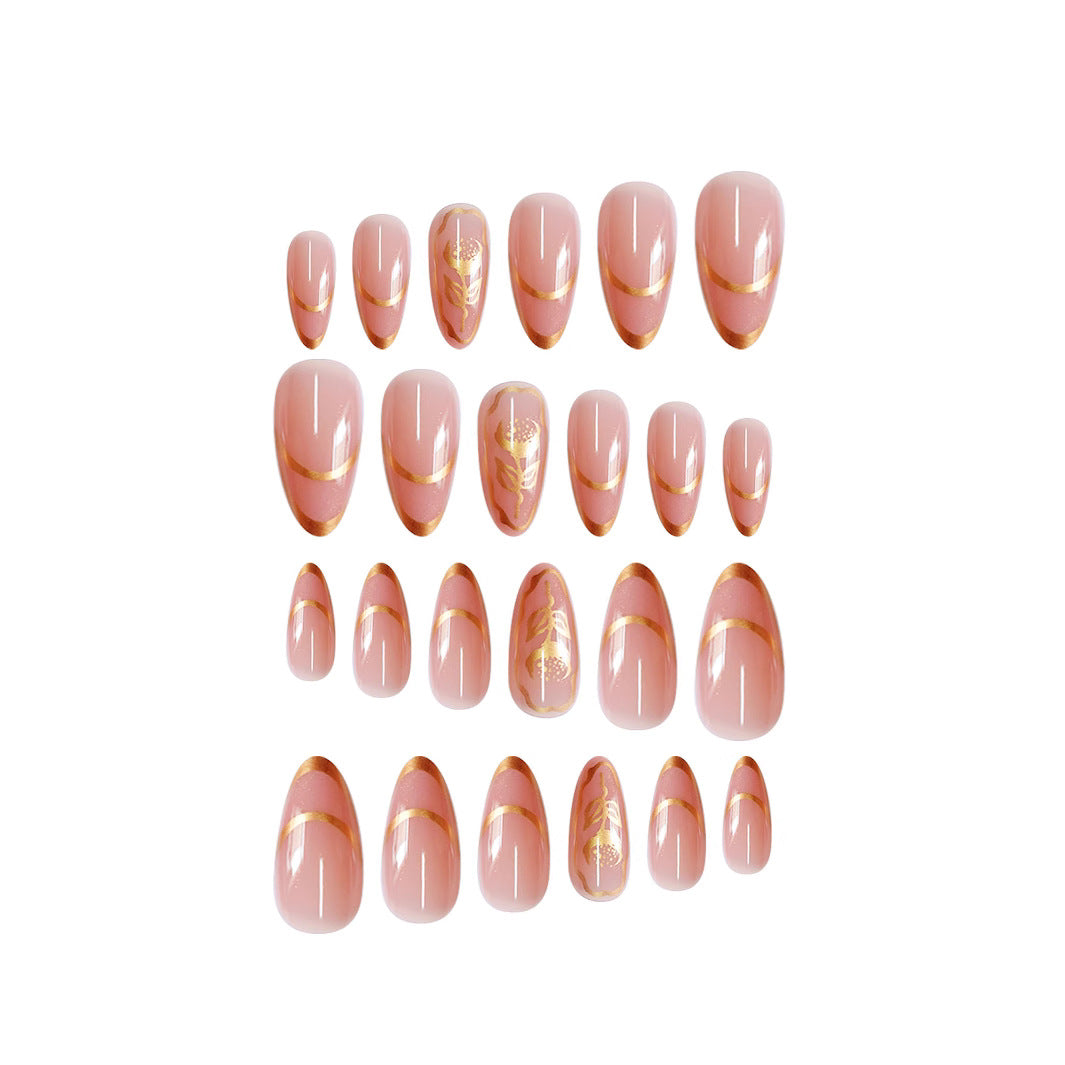 Elegant French Tip Nail Design Bowlift