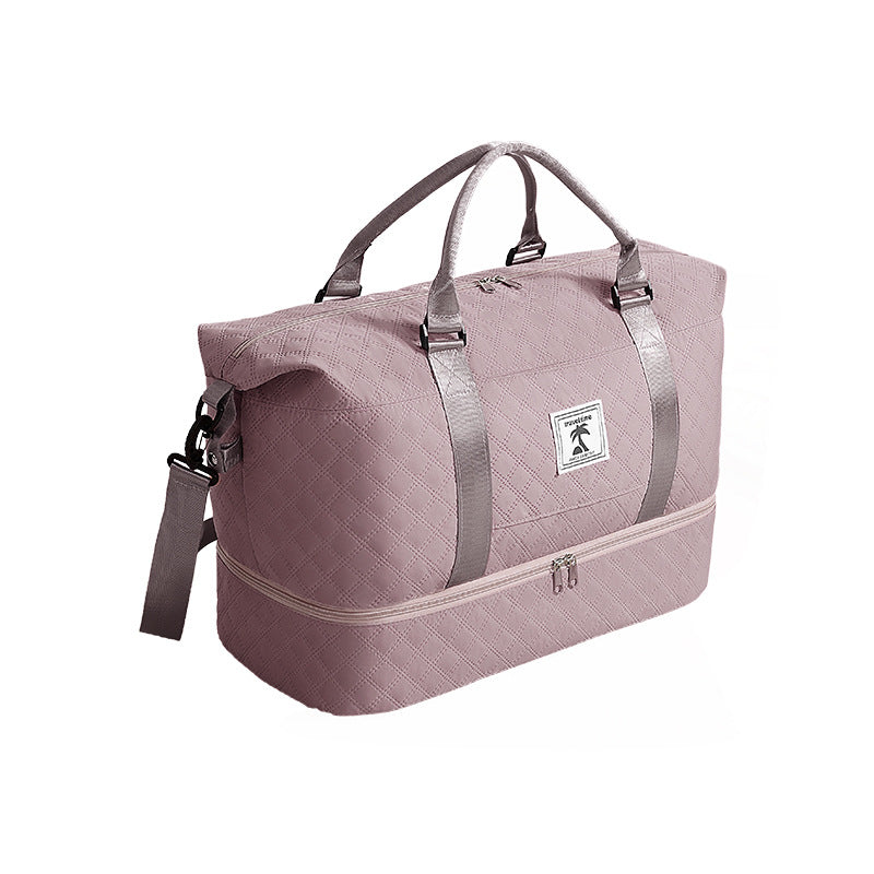 Quilted Travel Duffle Bag Bowlift