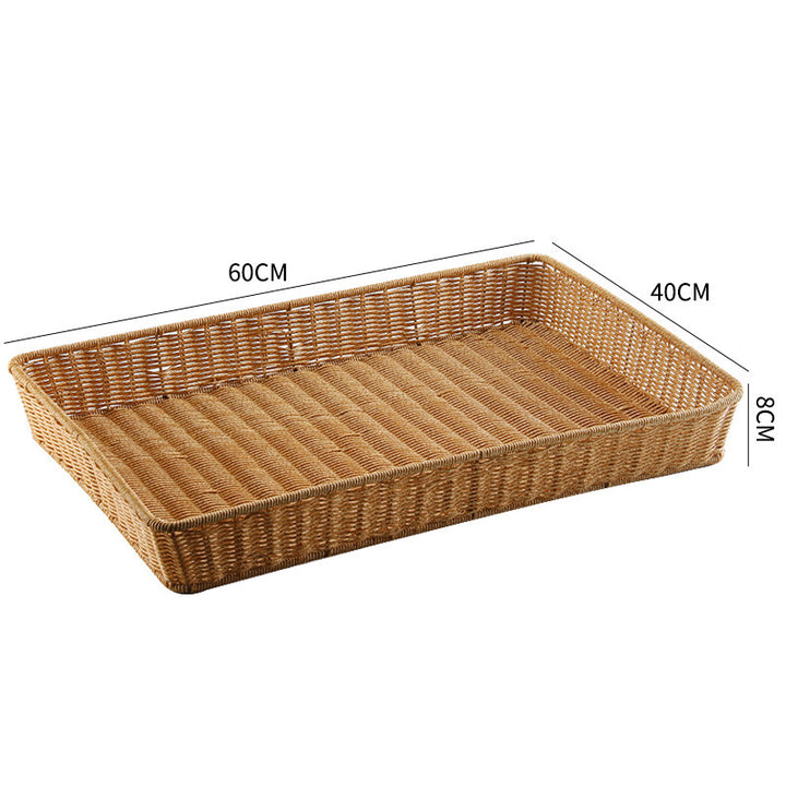 Natural Woven Storage Tray Bowlift