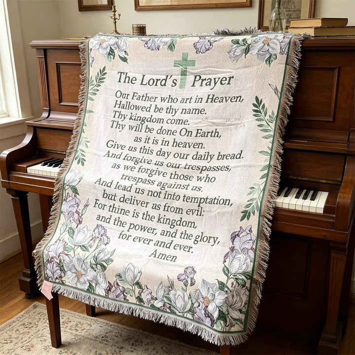 Inspirational Scripted Throw Blanket