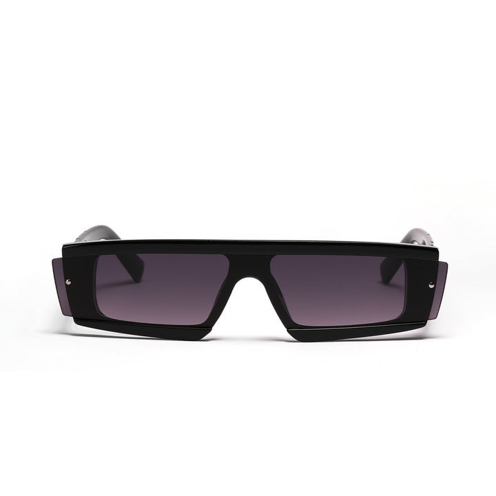 Women's oversized rectangular sunglasses with fashionable tortoiseshell design Bowlift