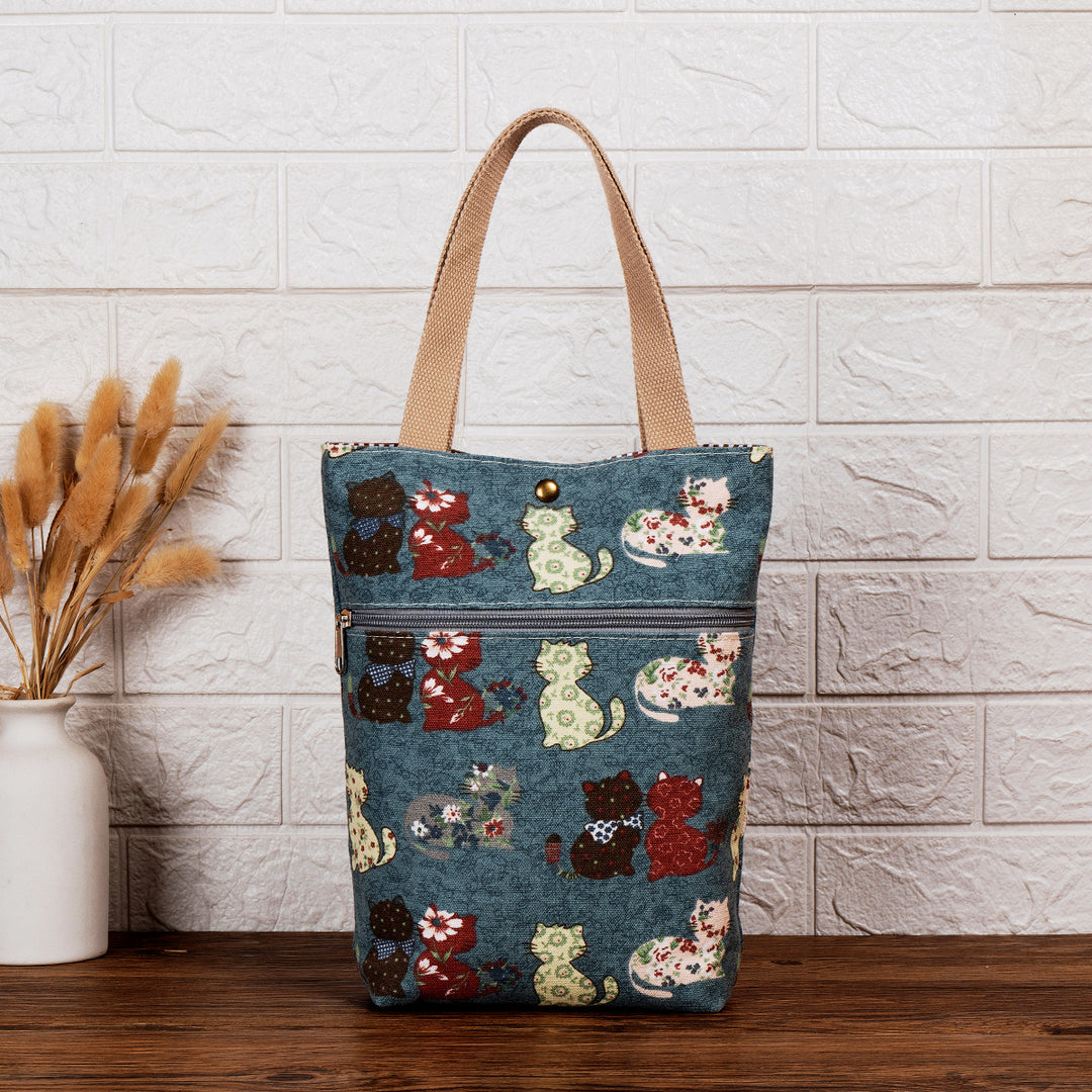 Cat Print Insulated Lunch Bag Bowlift