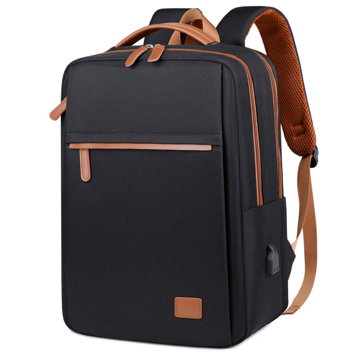 BowLift | TechPort Laptop Backpack with USB Charging Port – Water-Resistant Design for 15.6-Inch Laptops