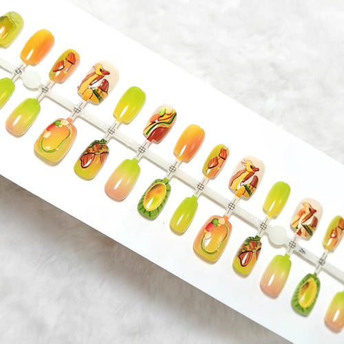 Artificial nails with fruit motifs Bowlift