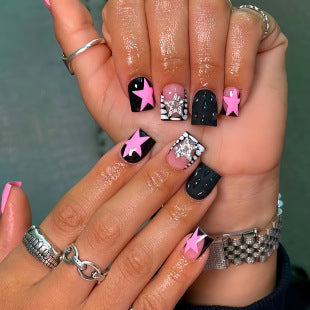 Creative 3D Bow and Pearl Nail Extensions Bowlift