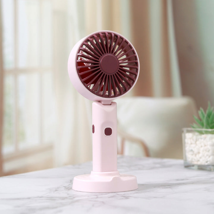 Unisex Portable Table Fan with Charging Station Bowlift