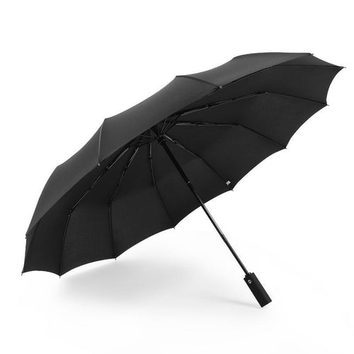 Women's Automatic Umbrella with Wind Resistance and Large Canopy Bowlift