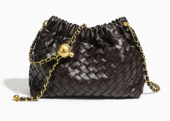 Chic Woven Evening Bag Bowlift