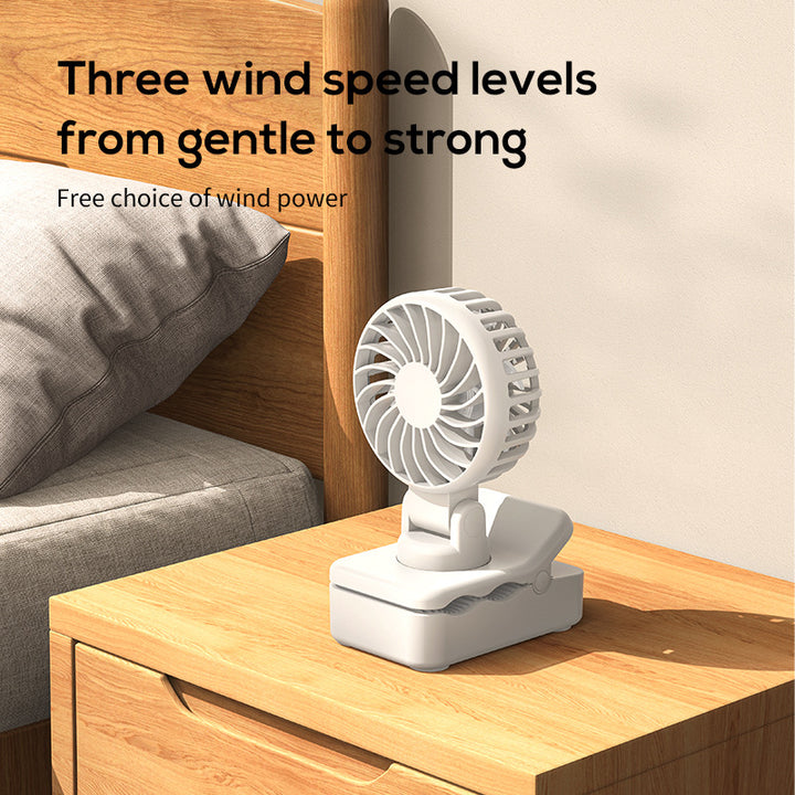 Unisex Portable Rechargeable Desk Fan Bowlift