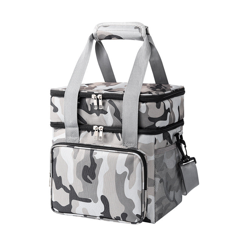Insulated Camo Lunch Cooler Bag Bowlift