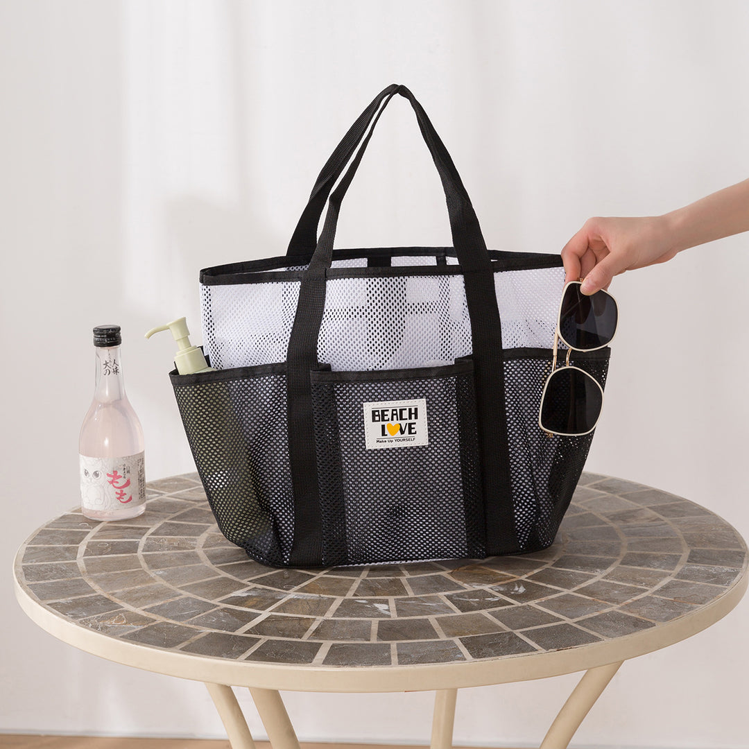 Mesh Beach Tote Bag Bowlift