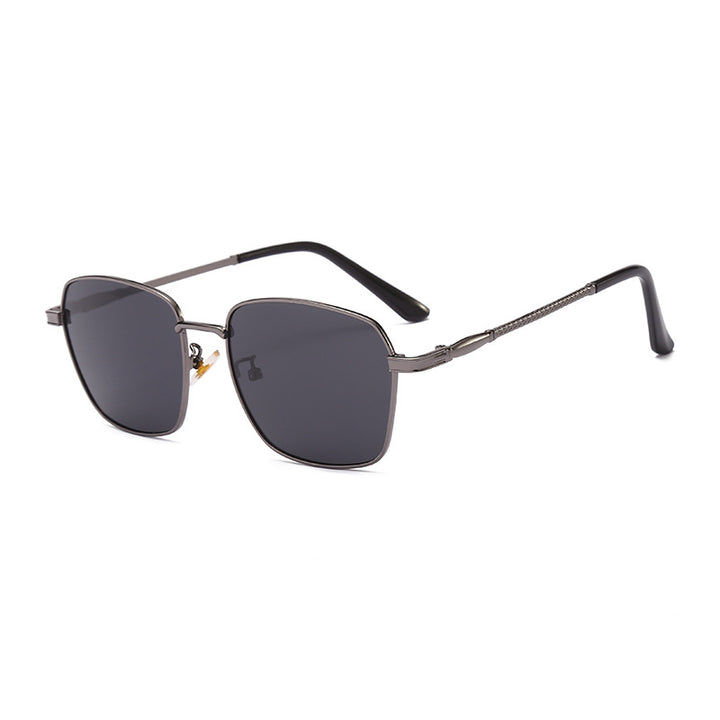 Men's Square Designer Sunglasses with High UV Protection Bowlift