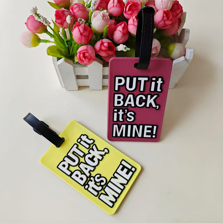 Unisex Playful Statement Luggage Identifier Bowlift
