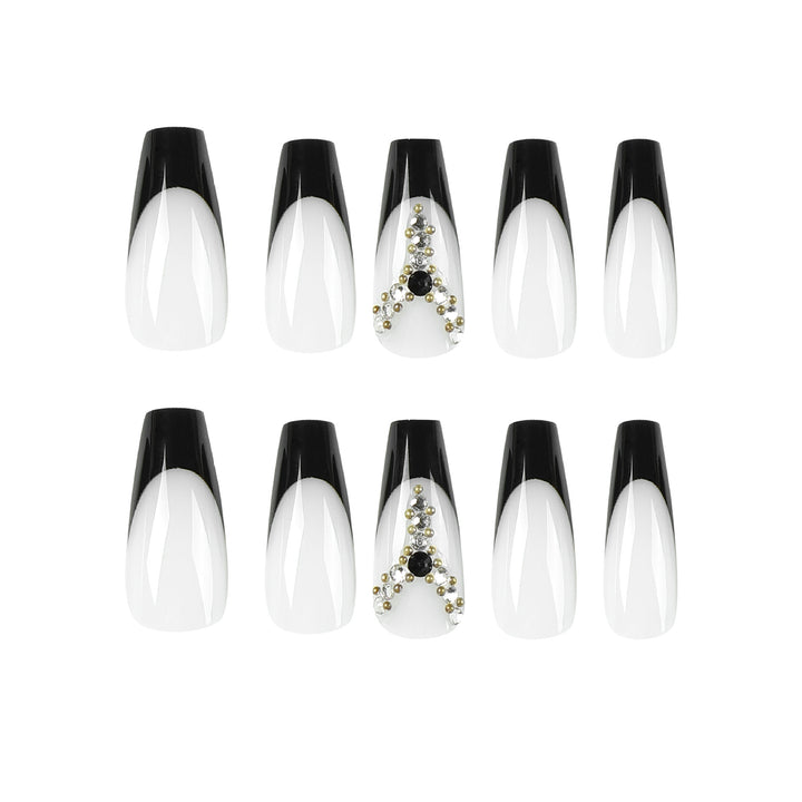 Artful Nail Extensions with Glitter and Ombre Details Bowlift