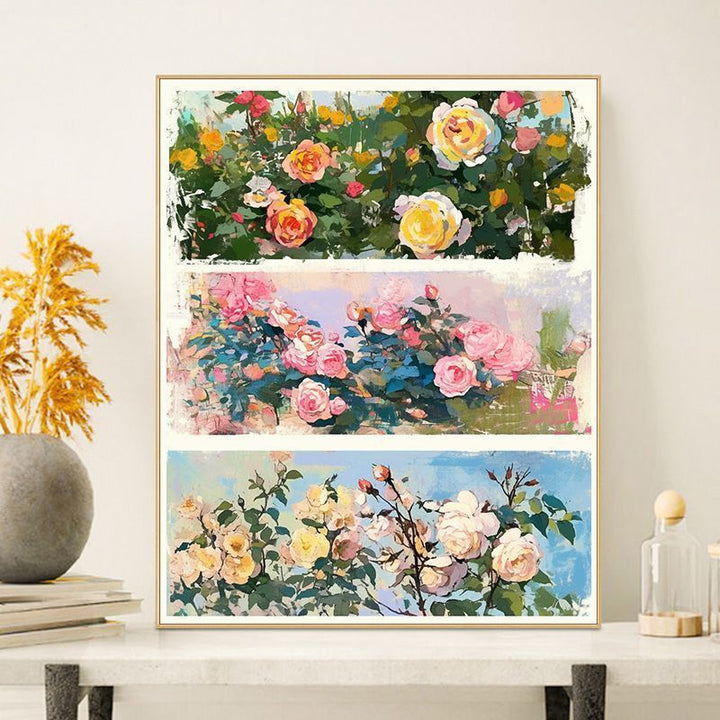 Vintage Floral Wall Art Bowlift