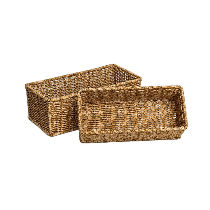 Ladies Rectangular Natural Basket Area Bowlift