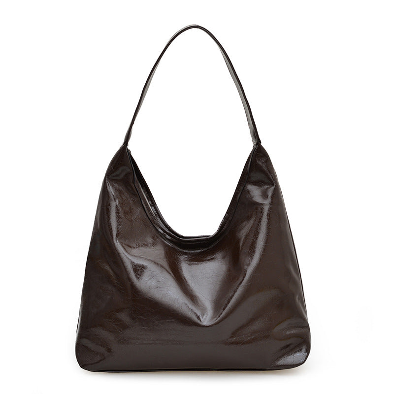 WoStylish Soft Leather Hobo Bag Bowlift