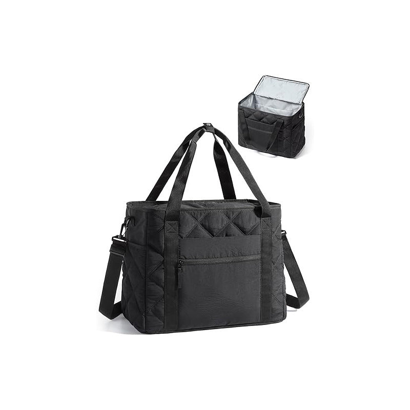 Insulating cooler bag with versatile compartments Bowlift
