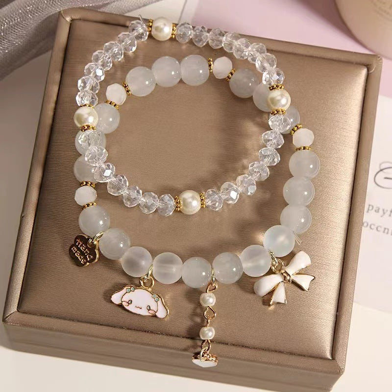 Charm Beaded Bracelet Set Bowlift