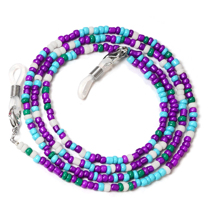 Colorful Artisan Beaded Eyewear Chain Bowlift
