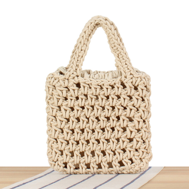 Stylish Macrame Tote Bag Bowlift