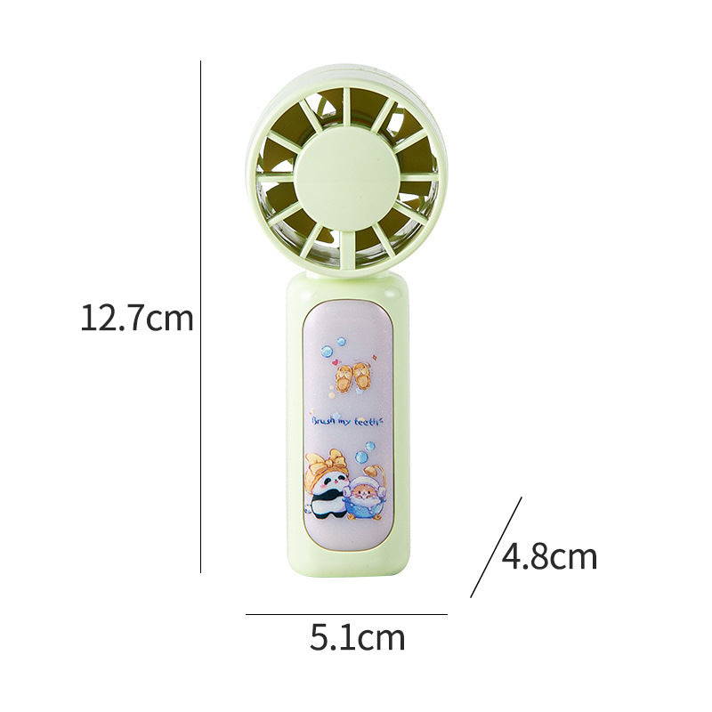 Adorable Handheld Cooling Fan with Cute Panda Design Bowlift