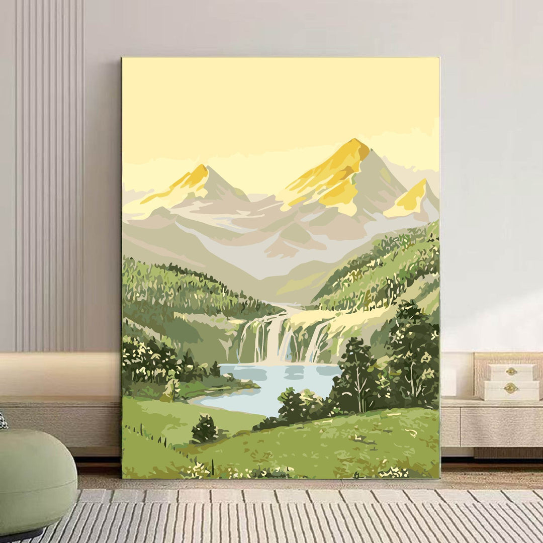 Scenic Mountain Landscape Canvas Art Bowlift 1785768018