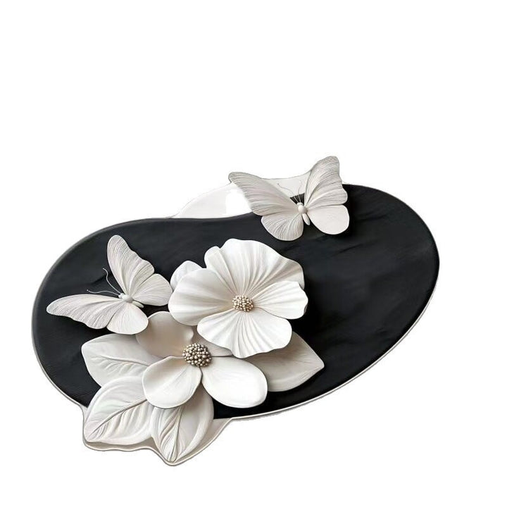 Floral Design Bath Mat Bowlift