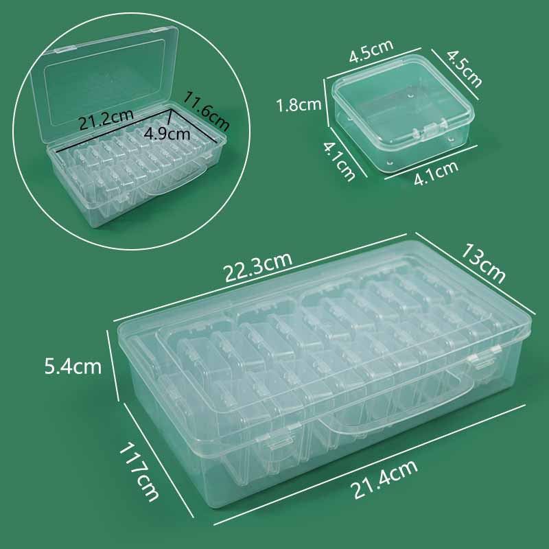 Clear Multi-Compartment Storage Box Bowlift