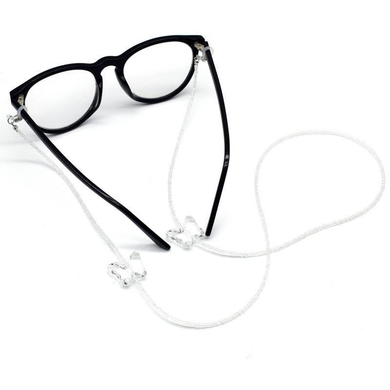 Decorative Butterfly Eyewear Chain Bowlift